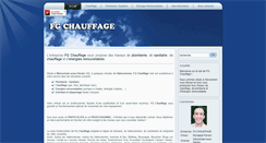 Desktop Screenshot of fg-chauffage.fr