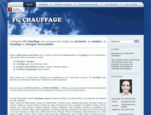 Tablet Screenshot of fg-chauffage.fr